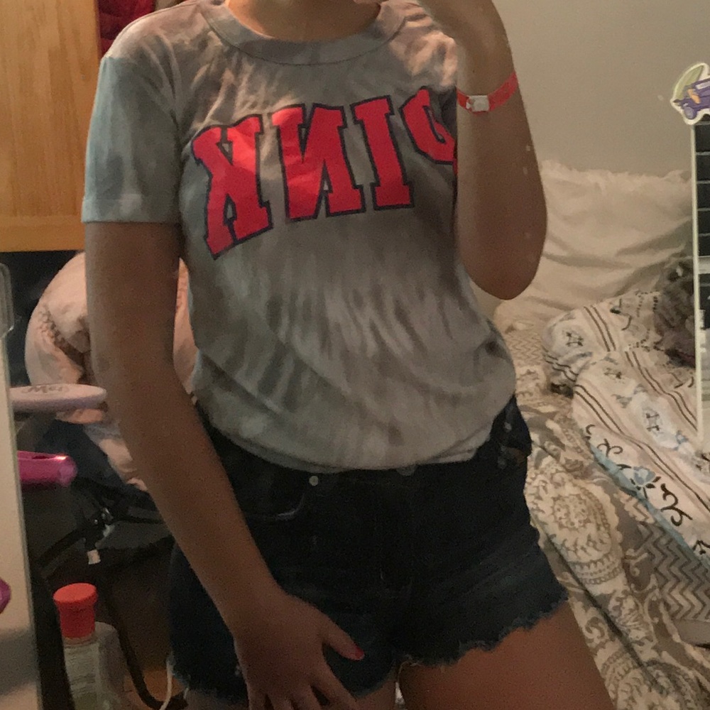 VS Pink Tie Dye Tee